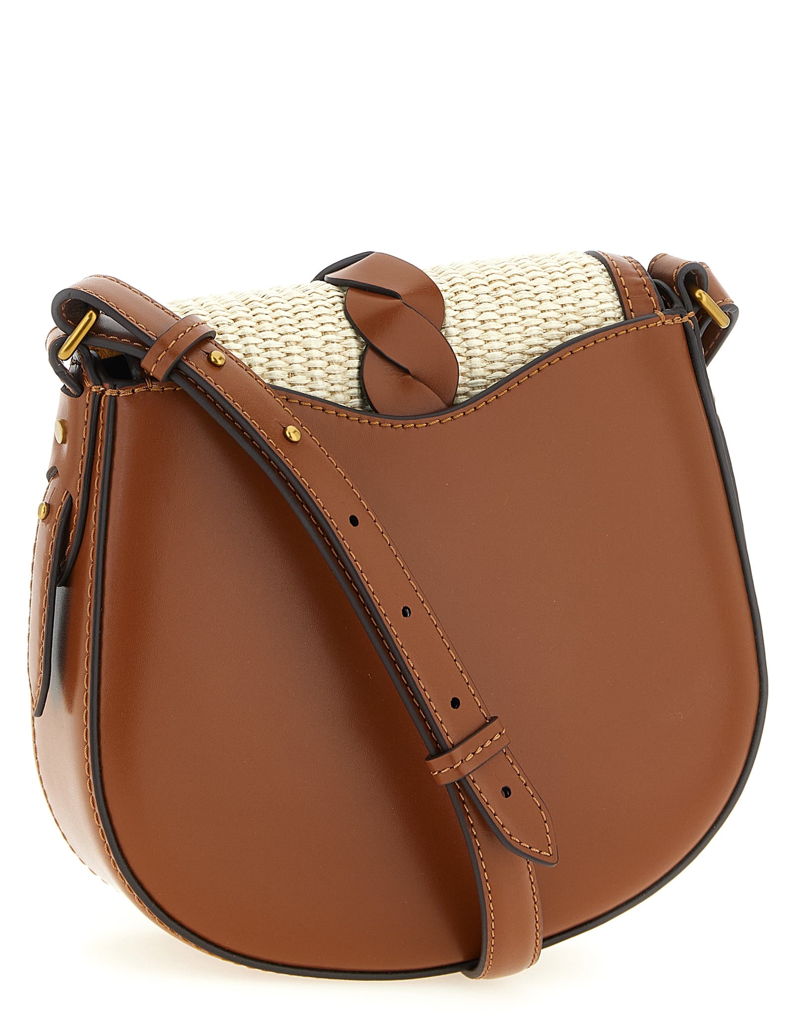 Isabel Marant Brown Calfskin Crossbody Bag