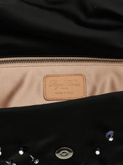 Roger Vivier Black Viscose Clutch Bag