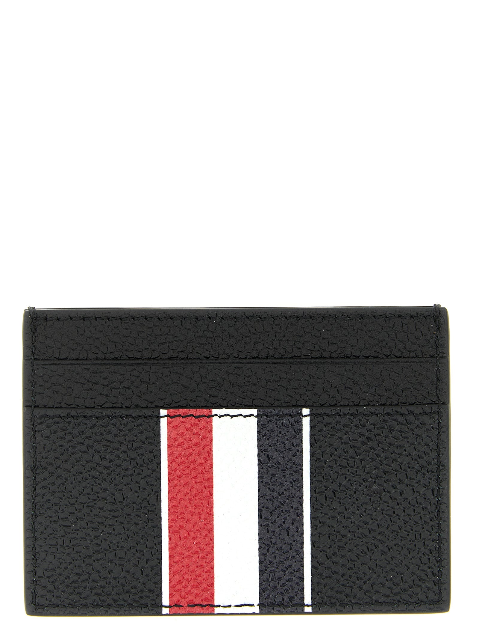 Thom Browne Black Calfskin Cardholder