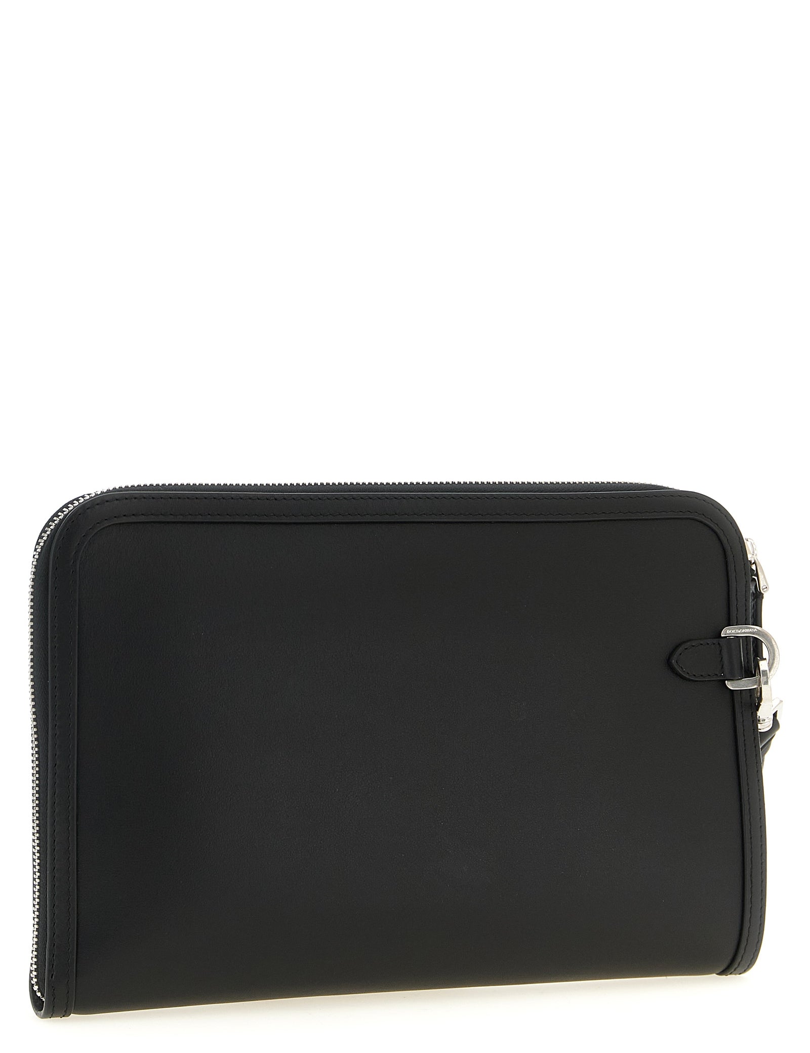 Black Calfskin Clutch Bag