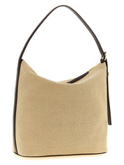 A.P.C. Beige Cotton Shoulder Bag