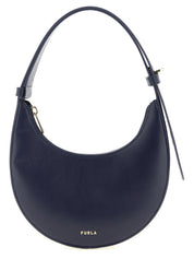 Furla Blue Calfskin Shoulder Bag