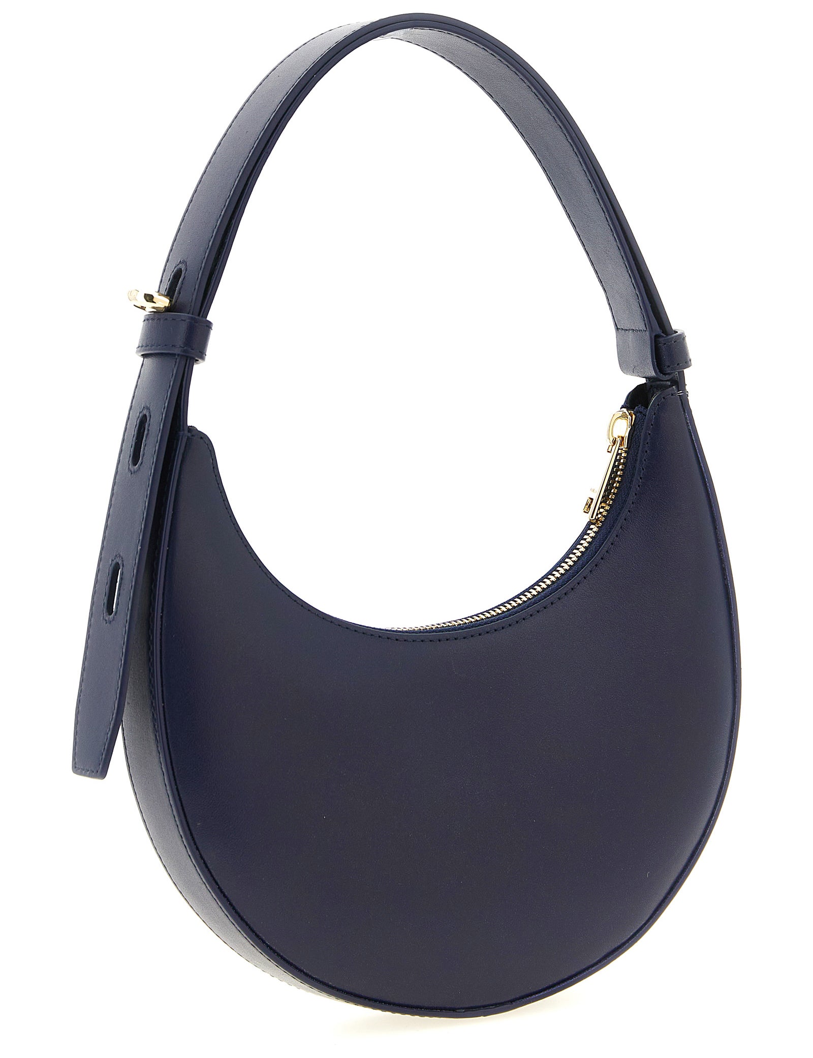 Furla Blue Calfskin Shoulder Bag