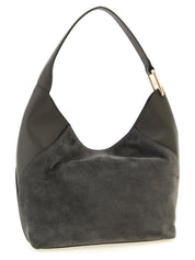 Furla Gray Calfskin Shoulder Bag