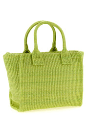 PINKO Green Bicolor Polypropylene Mini Shopping Bag
