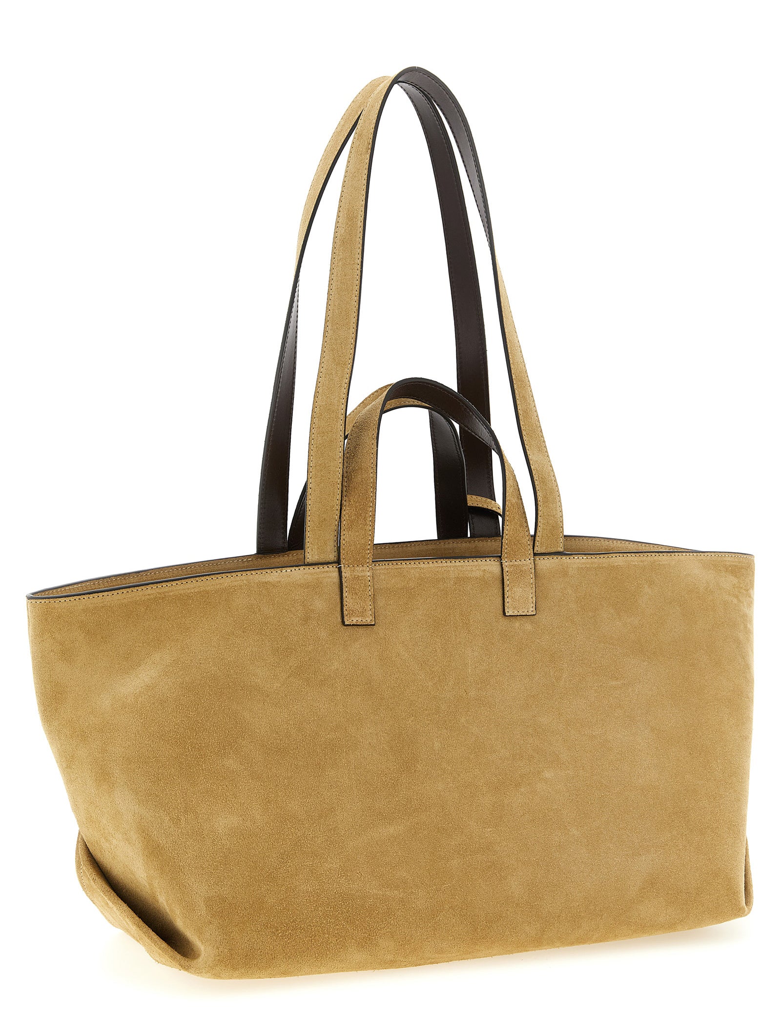 A.P.C. Brown Cowhide Leather Tote Bag