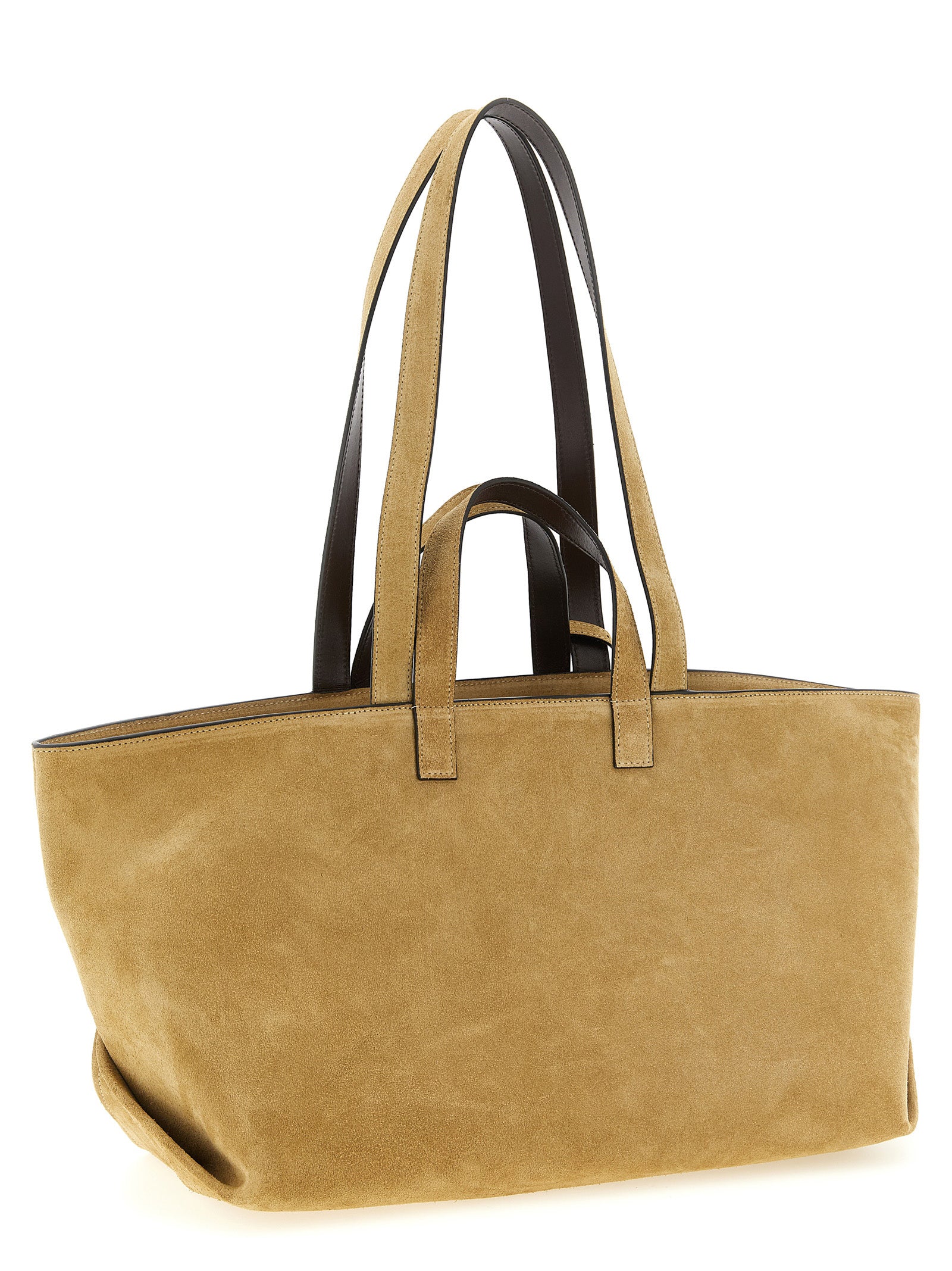 A.P.C. Brown Cowhide Leather Tote Bag