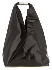 MM6 Maison Margiela Very Dark Brown Cow Leather Handbag