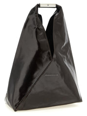 MM6 Maison Margiela Very Dark Brown Cow Leather Handbag