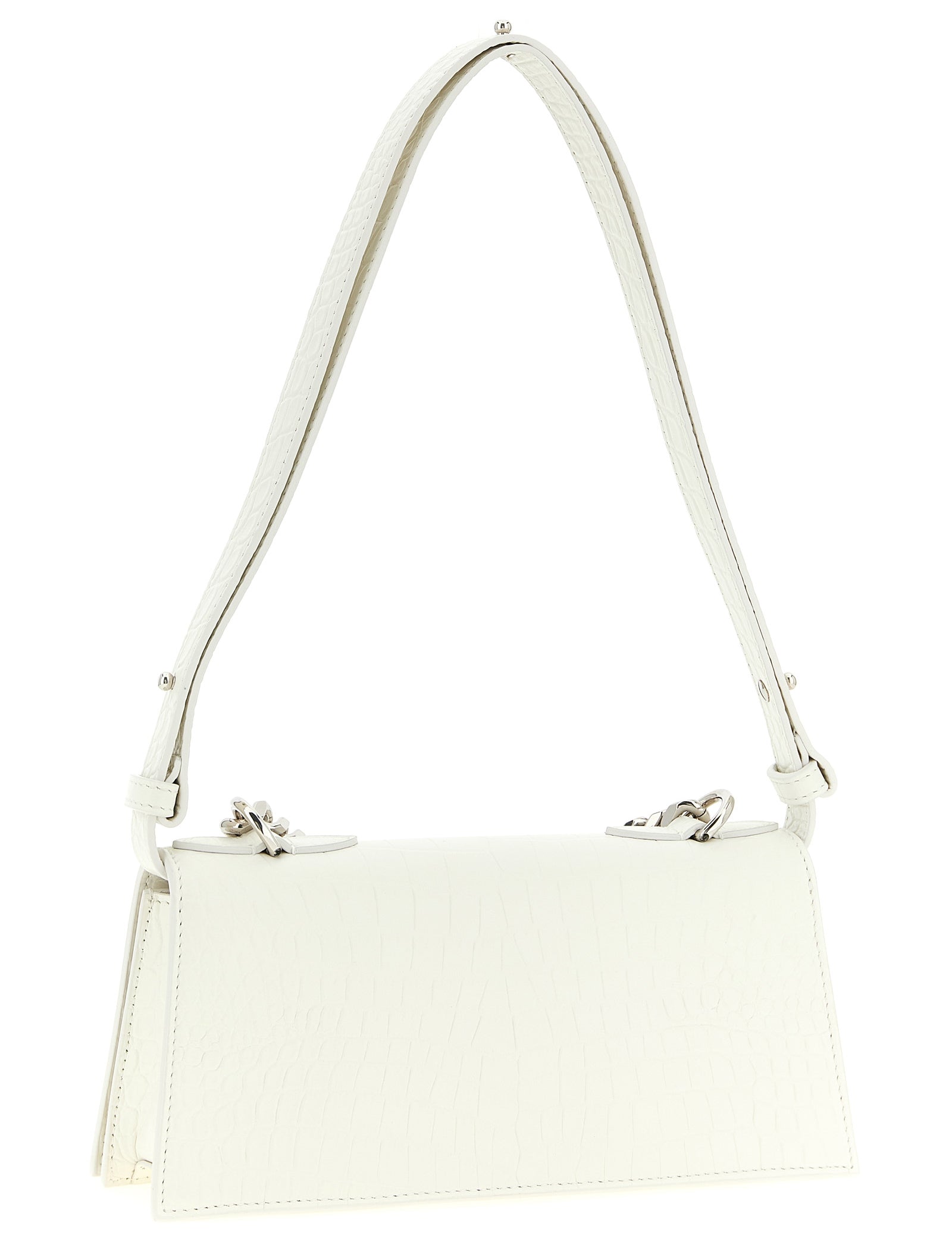 Alexander McQueen White Calfskin Shoulder Bag