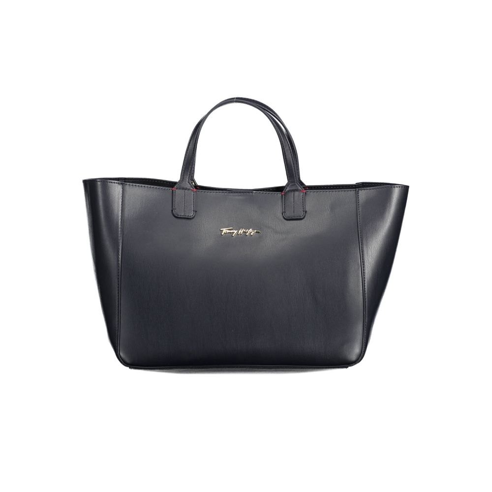 Tommy Hilfiger Blue Polyurethane Shoulder Bag
