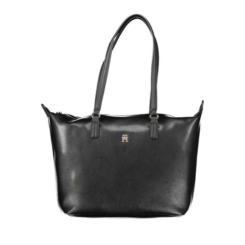 Tommy Hilfiger Black Polyester Shoulder Bag