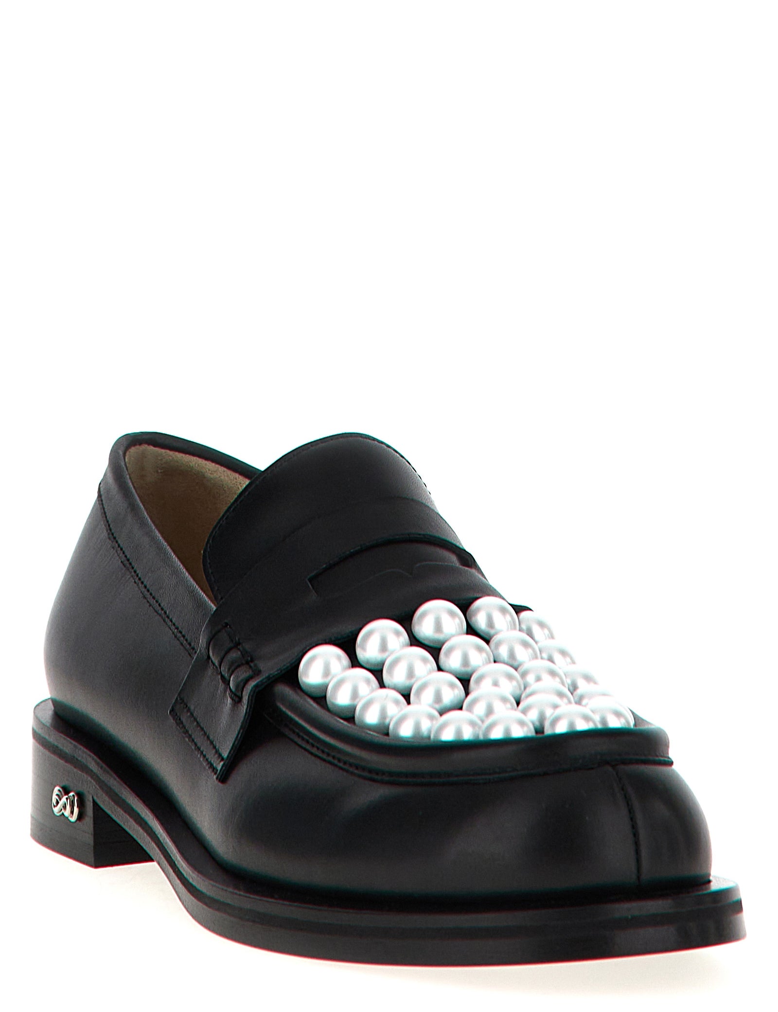 Black Calfskin Slip-On Loafers