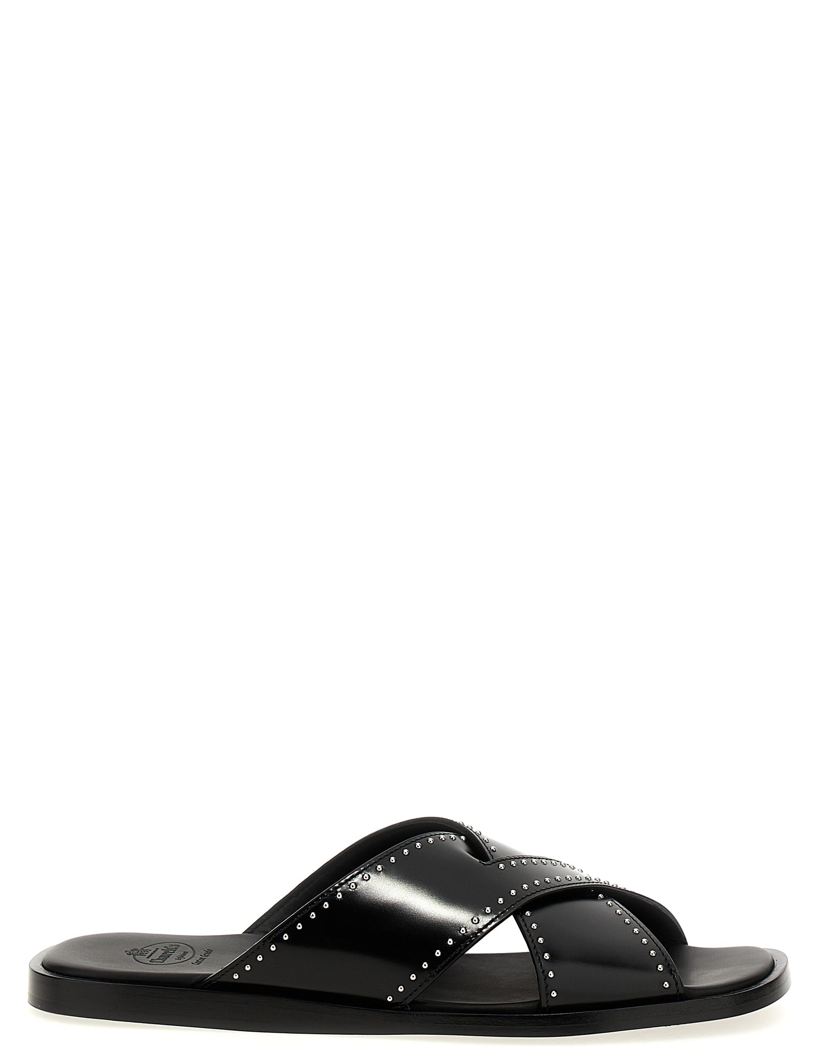 Church's Black Calf Leather Slides