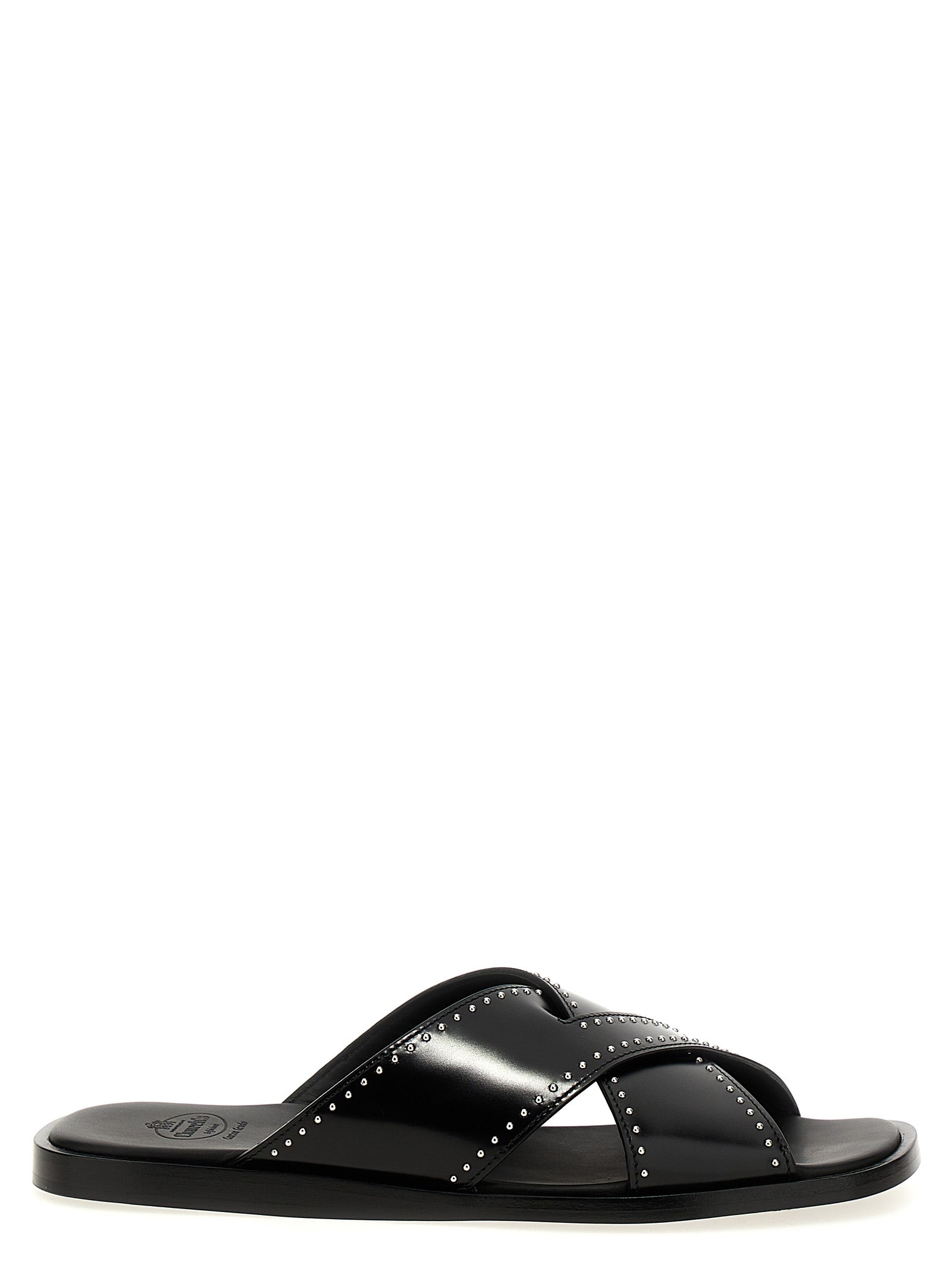 Church's Black Calf Leather Slides