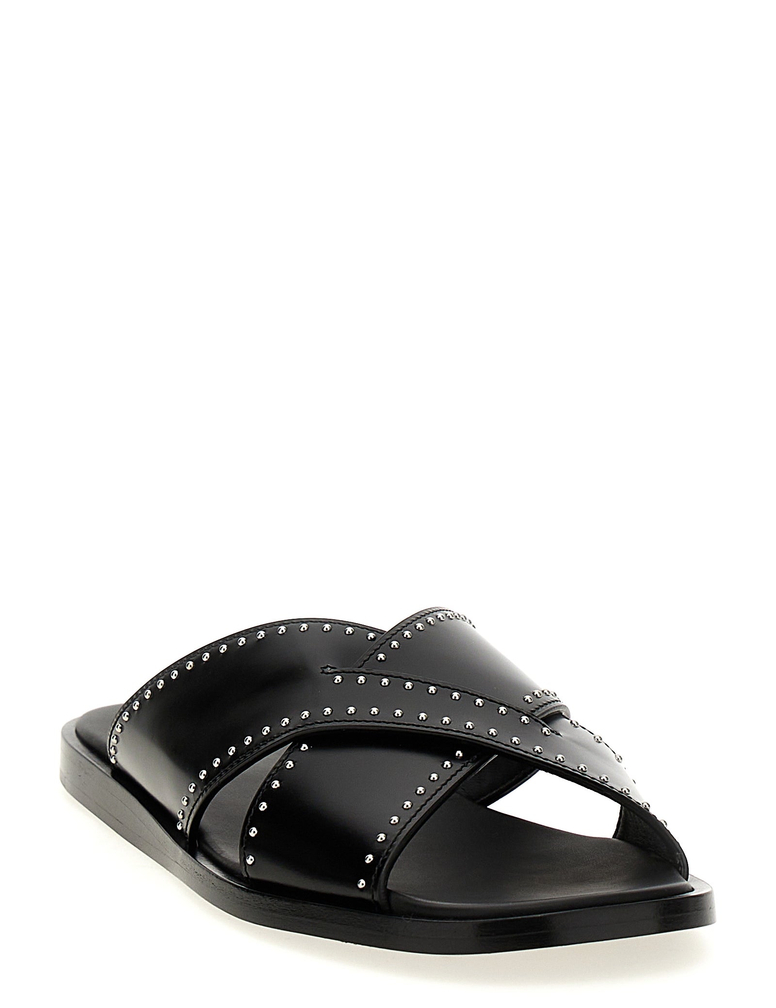 Church's Black Calf Leather Slides