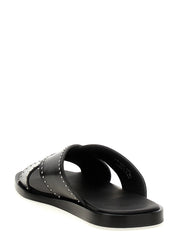 Church's Black Calf Leather Slides