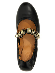 Tod's Black Lamb Leather Ballet Flats