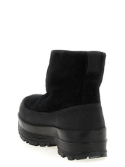Stone Island Black Rubber Ankle Boots