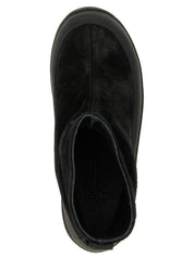 Stone Island Black Rubber Ankle Boots