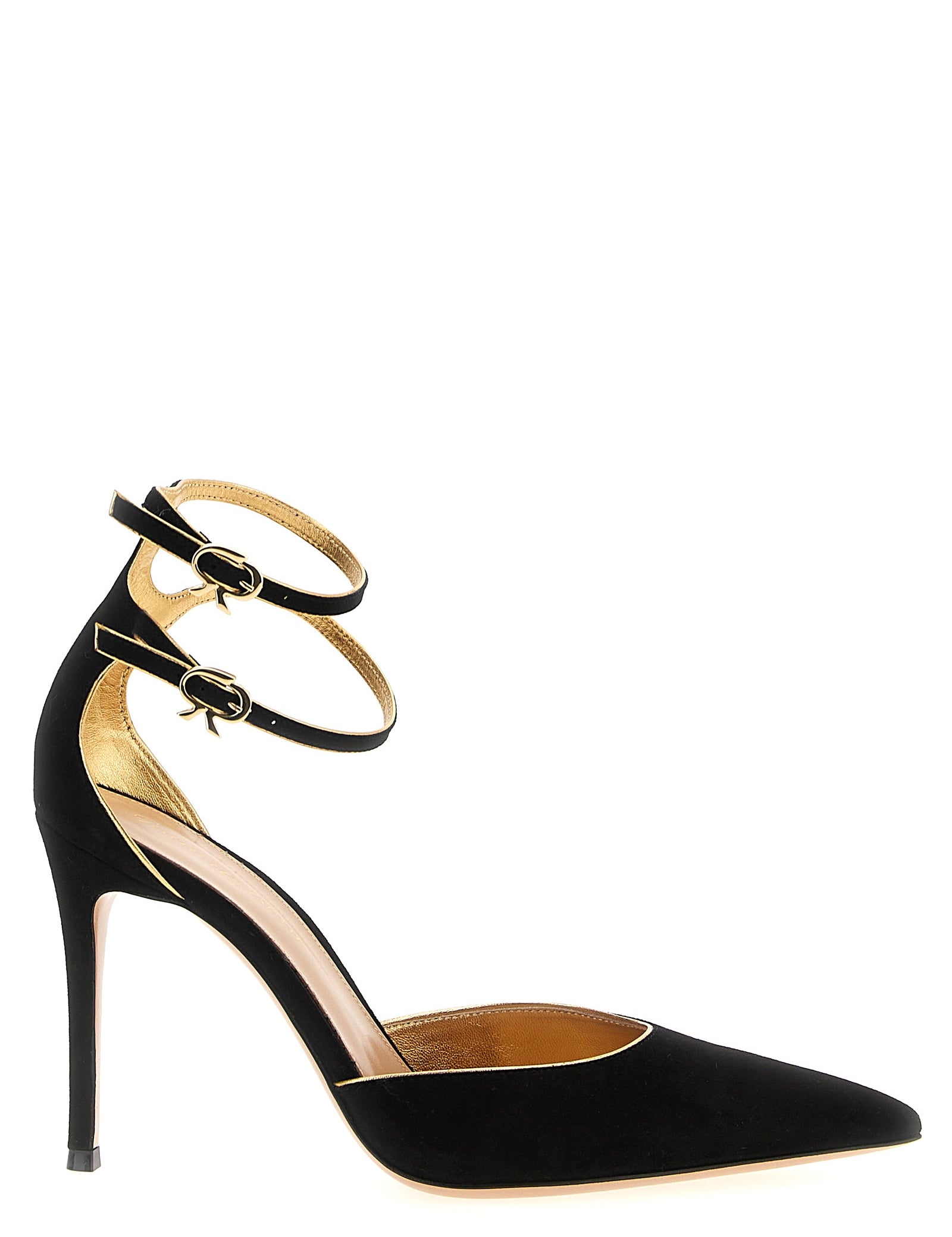 Gianvito Rossi Black Suede High Heel Pumps
