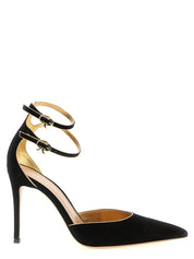 Gianvito Rossi Black Suede High Heel Pumps