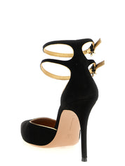 Gianvito Rossi Black Suede High Heel Pumps