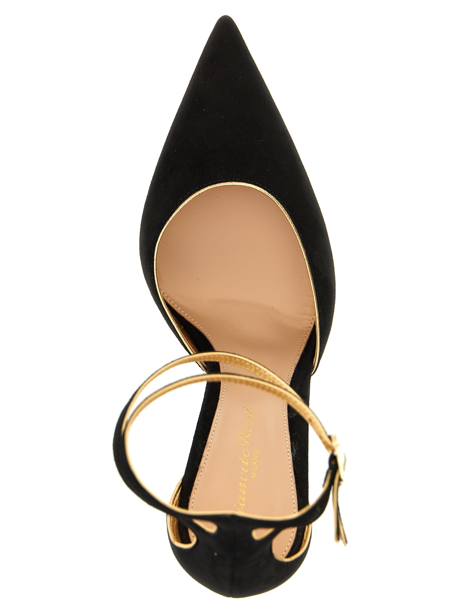Gianvito Rossi Black Suede High Heel Pumps