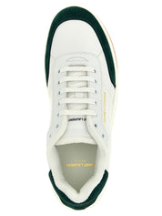 Saint Laurent Green Calfskin Low Top Sneakers