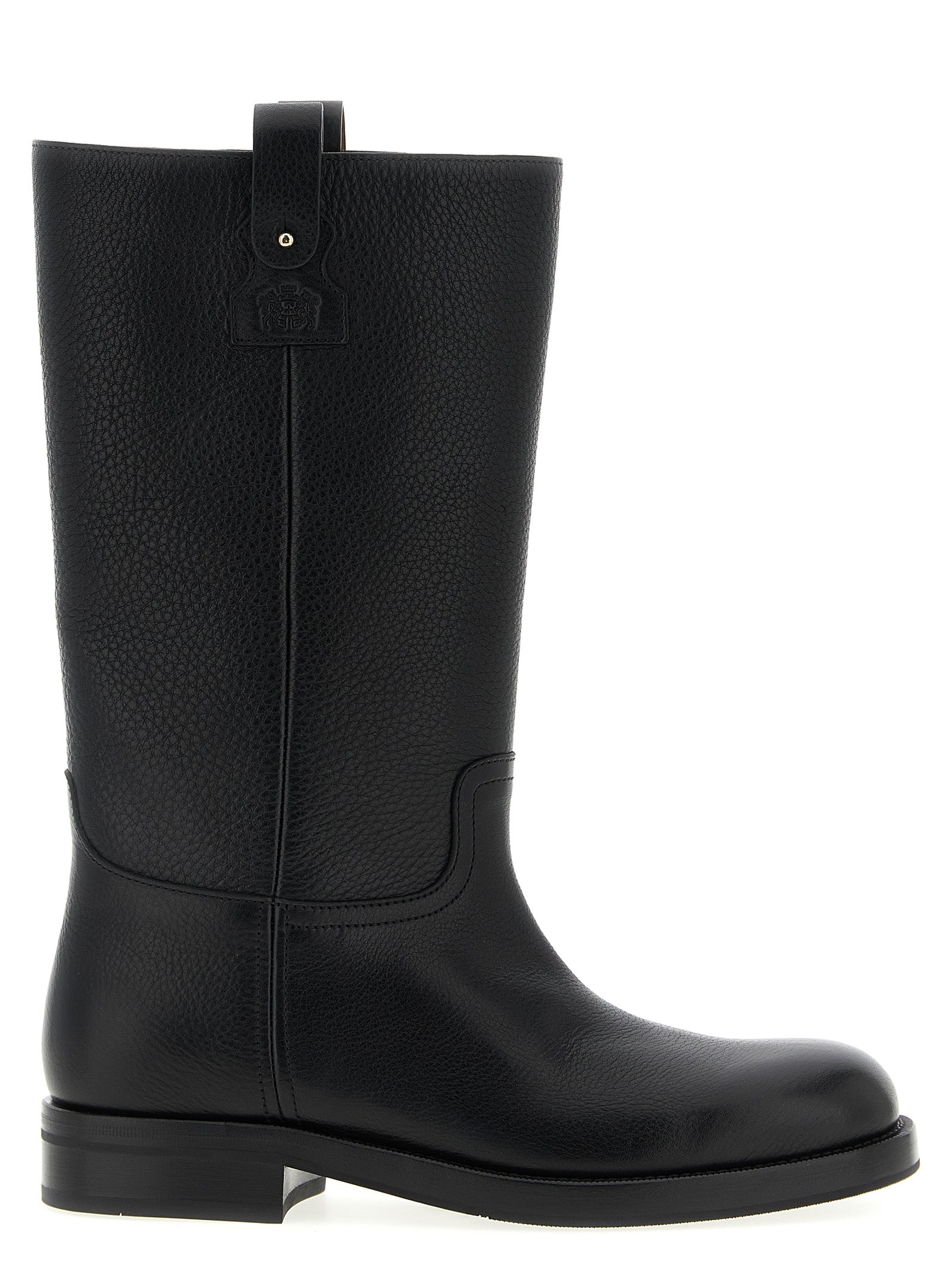 Church's Black Calfskin Over The Knee Boots