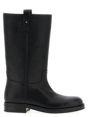 Church's Black Calfskin Over The Knee Boots
