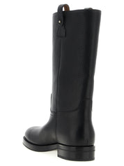 Church's Black Calfskin Over The Knee Boots