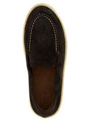 MARSÈLL Brown Leather Slip-On Loafers