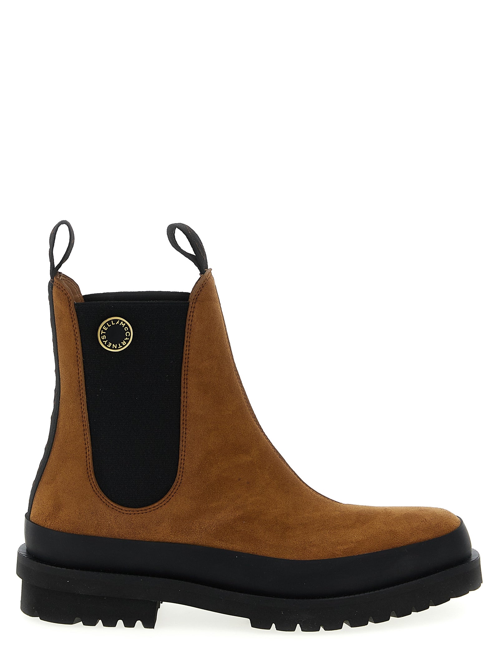 Stella McCartney Brown Viscose Ankle Boots