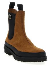 Stella McCartney Brown Viscose Ankle Boots