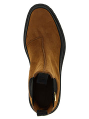 Stella McCartney Brown Viscose Ankle Boots
