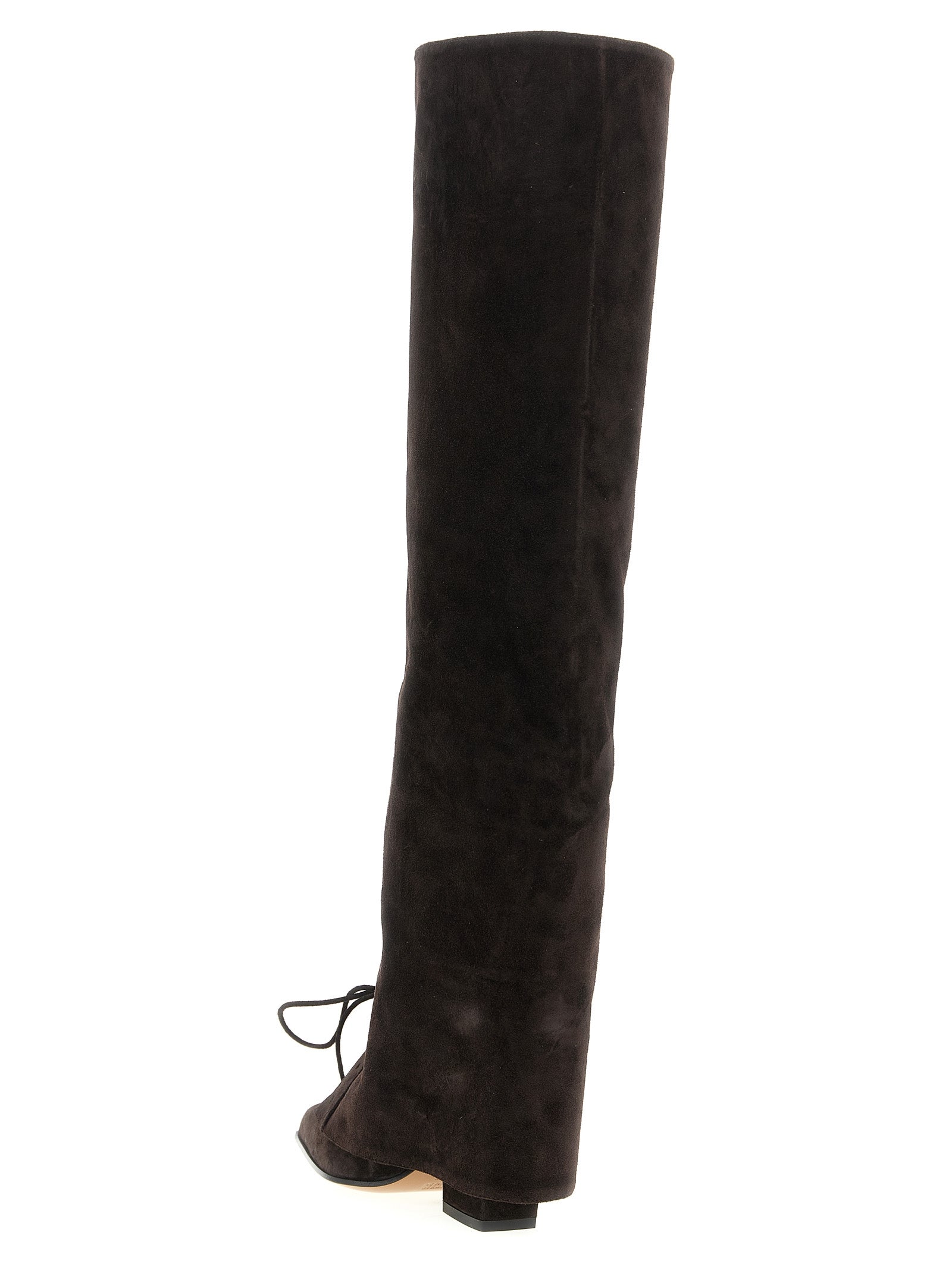 Paris Texas Brown Calfskin Over The Knee Boots