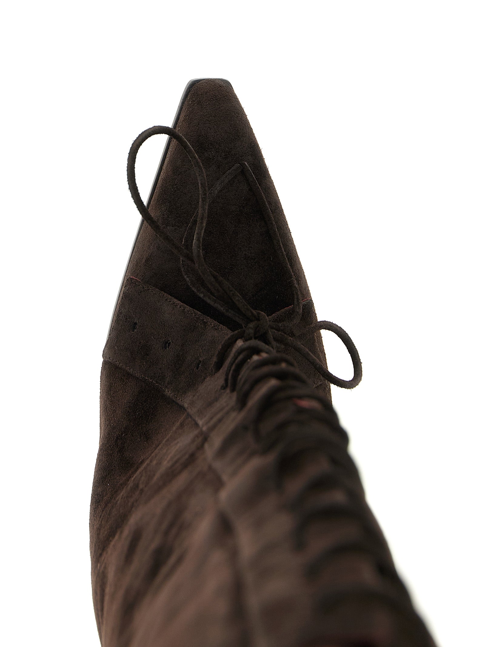 Paris Texas Brown Calfskin Over The Knee Boots