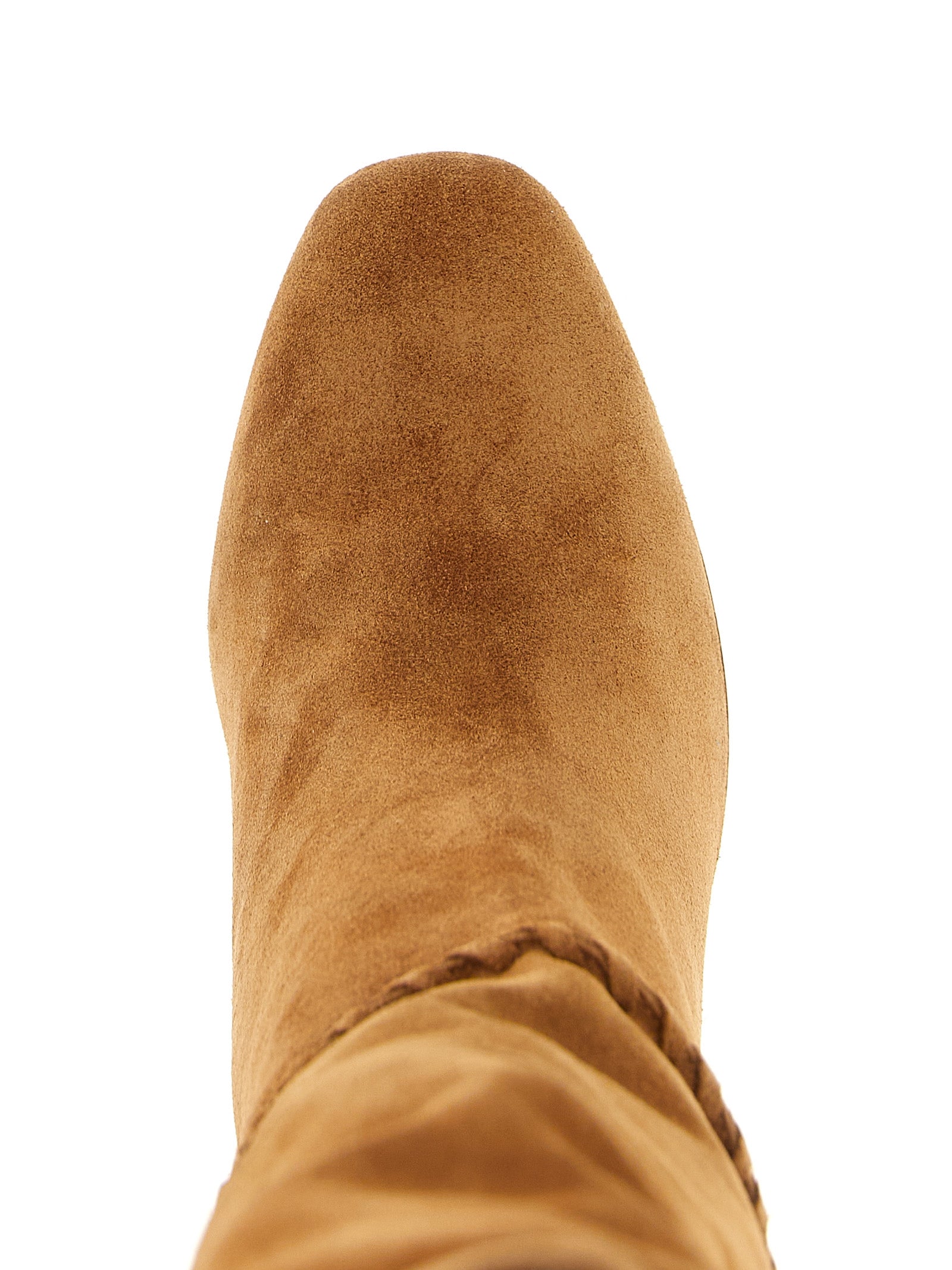 Aquazzura Beige Calfskin Over The Knee Boots