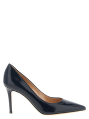 Gianvito Rossi Blue Lamb Leather High Heel Pumps