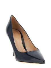 Gianvito Rossi Blue Lamb Leather High Heel Pumps