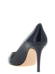 Gianvito Rossi Blue Lamb Leather High Heel Pumps