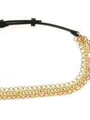 PINKO Gold Cow Leather Belt