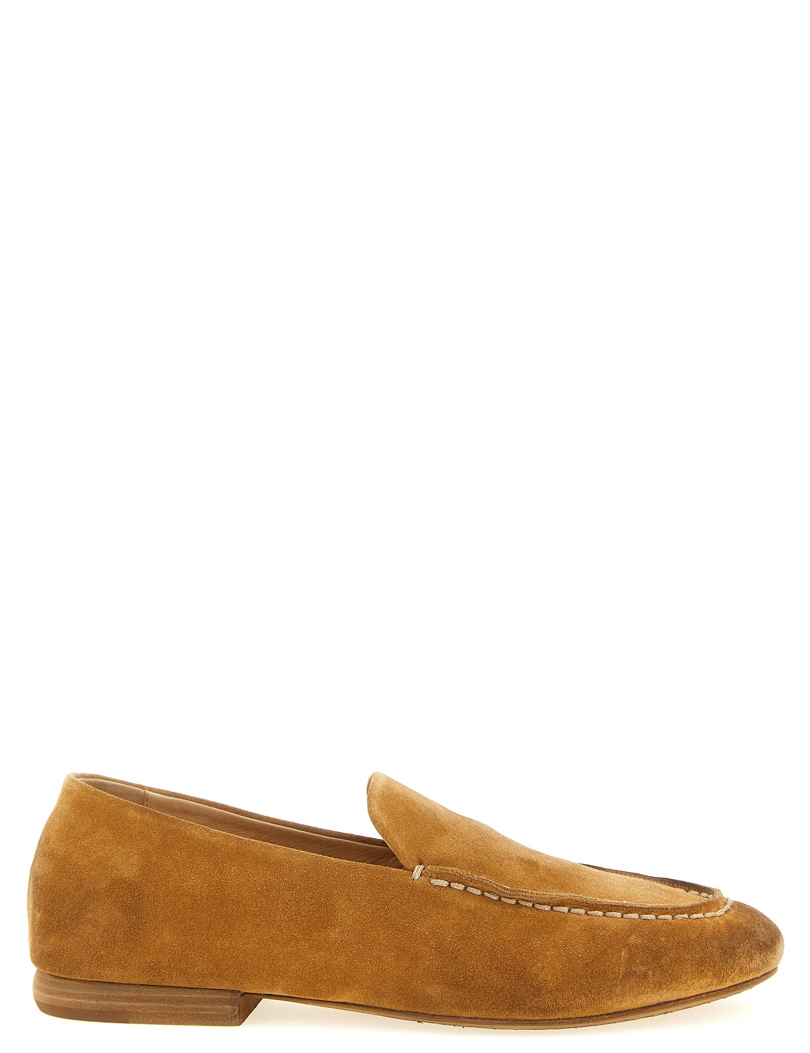 Marsell Brown Calfskin Slip-On Loafers