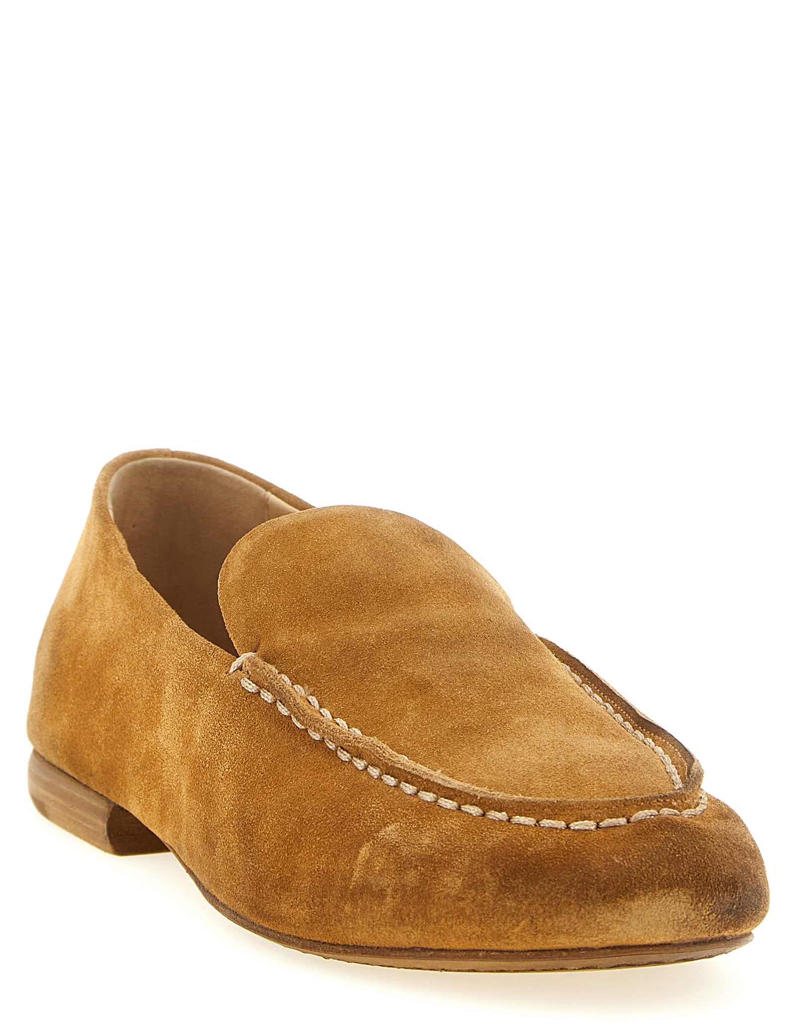 Marsell Brown Calfskin Slip-On Loafers