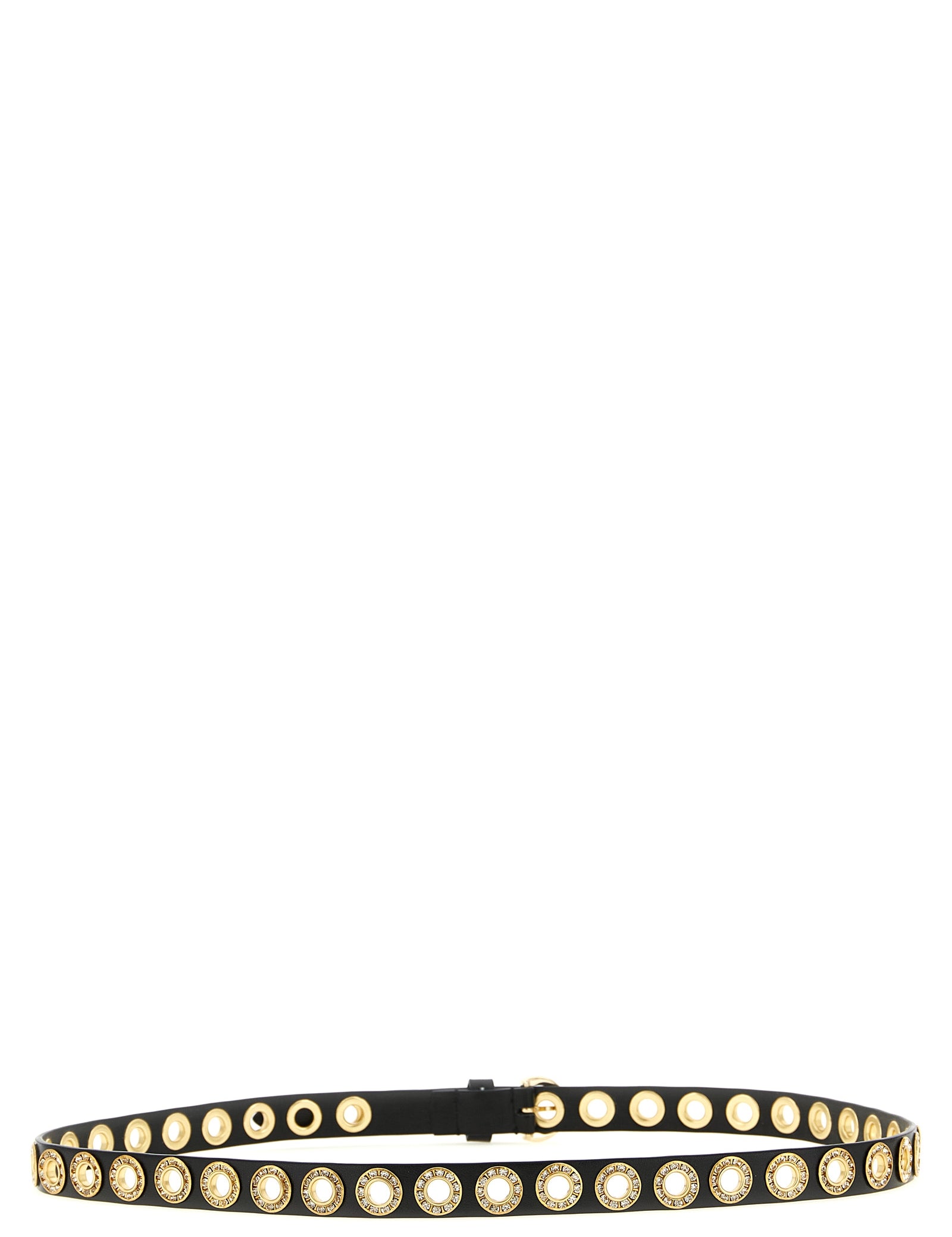 PINKO Black Polyurethane Regular Belt