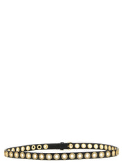 PINKO Black Polyurethane Regular Belt