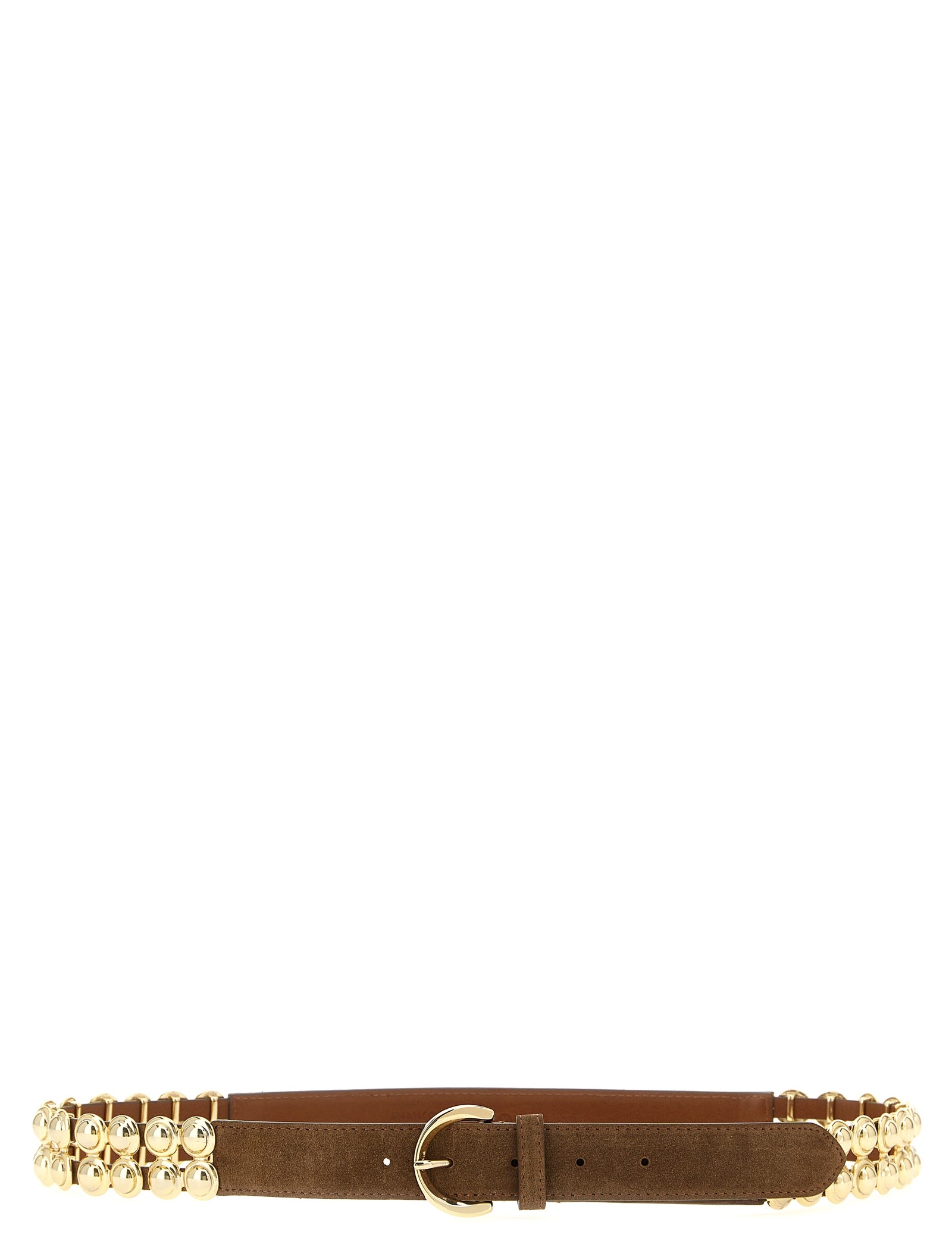PINKO Brown Lamb Leather Regular Belt