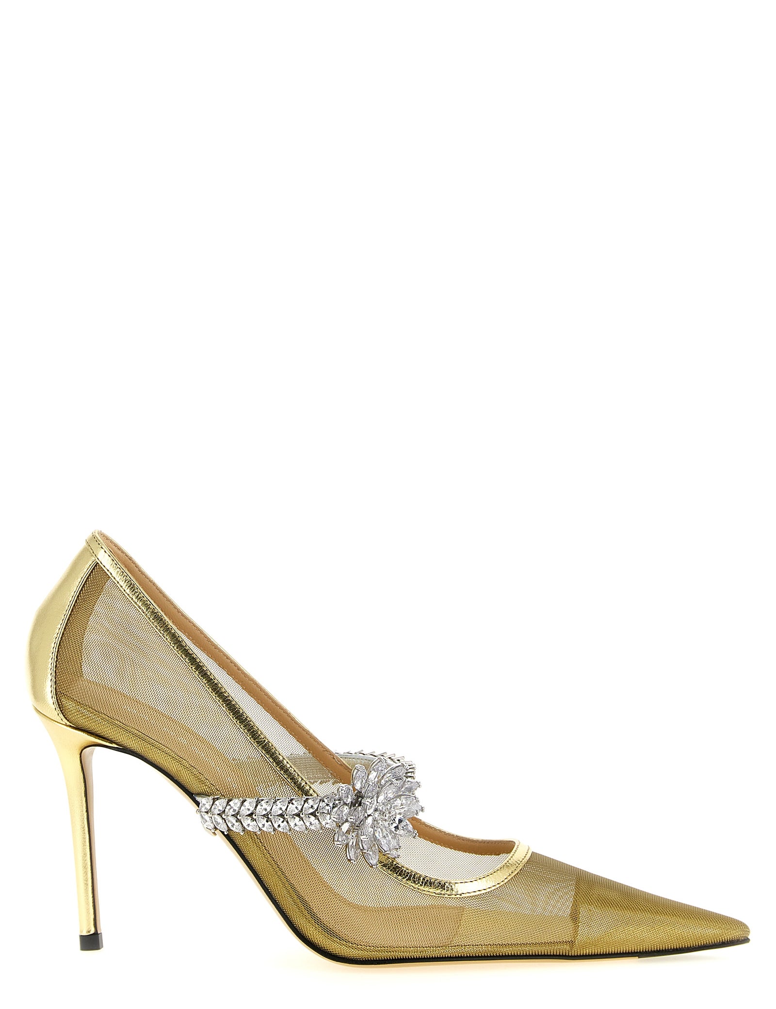 MACH & MACH Gold Polyamide High Heel Pumps