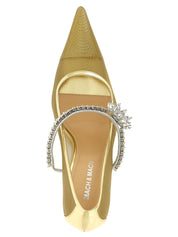 MACH & MACH Gold Polyamide High Heel Pumps